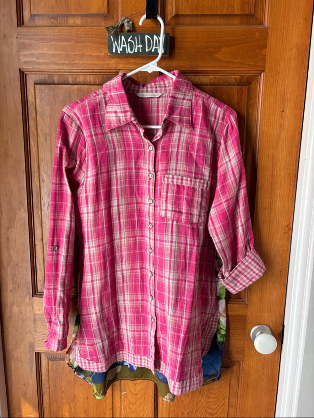 Soft Surroundings Kaolin Tunic Blouse size M. Multi-media design. Gently worn.